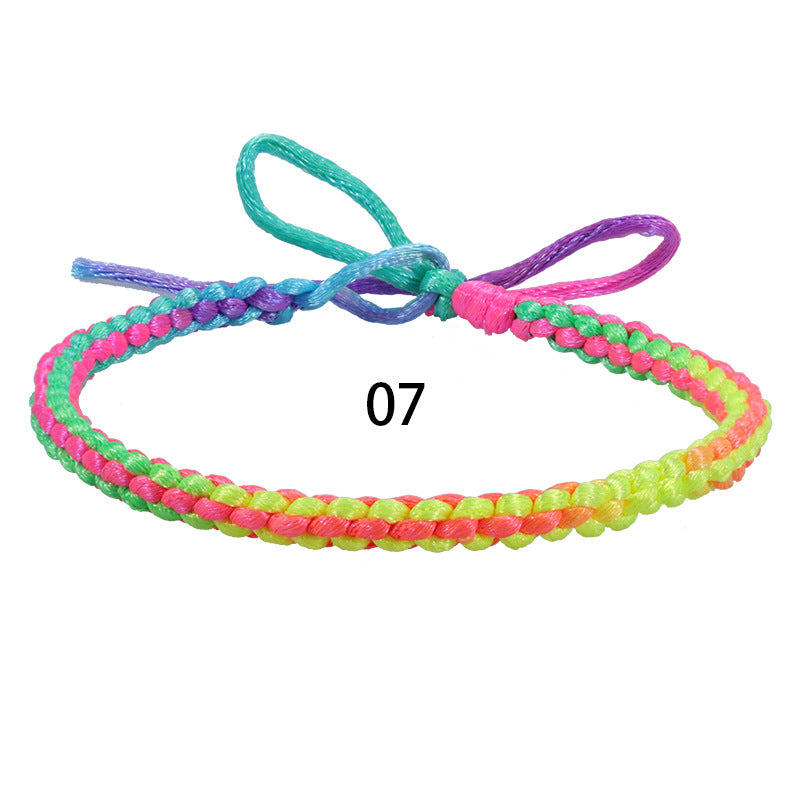 Wholesale Color Thread Hand Made Bracelet